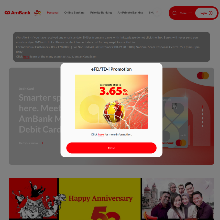 ambank.com.my homepage screenshot