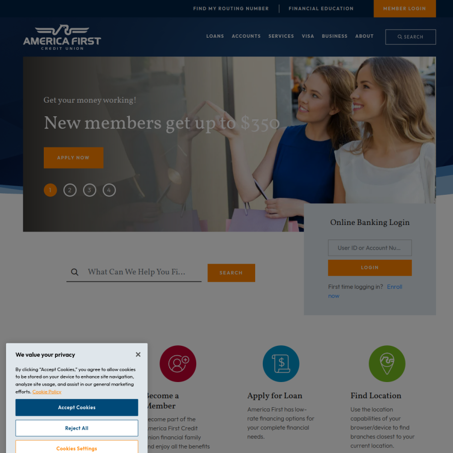 americafirst.com homepage screenshot