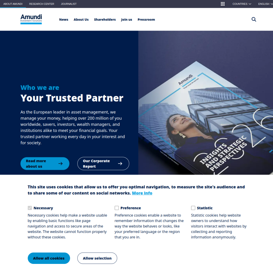 amundi.com homepage screenshot