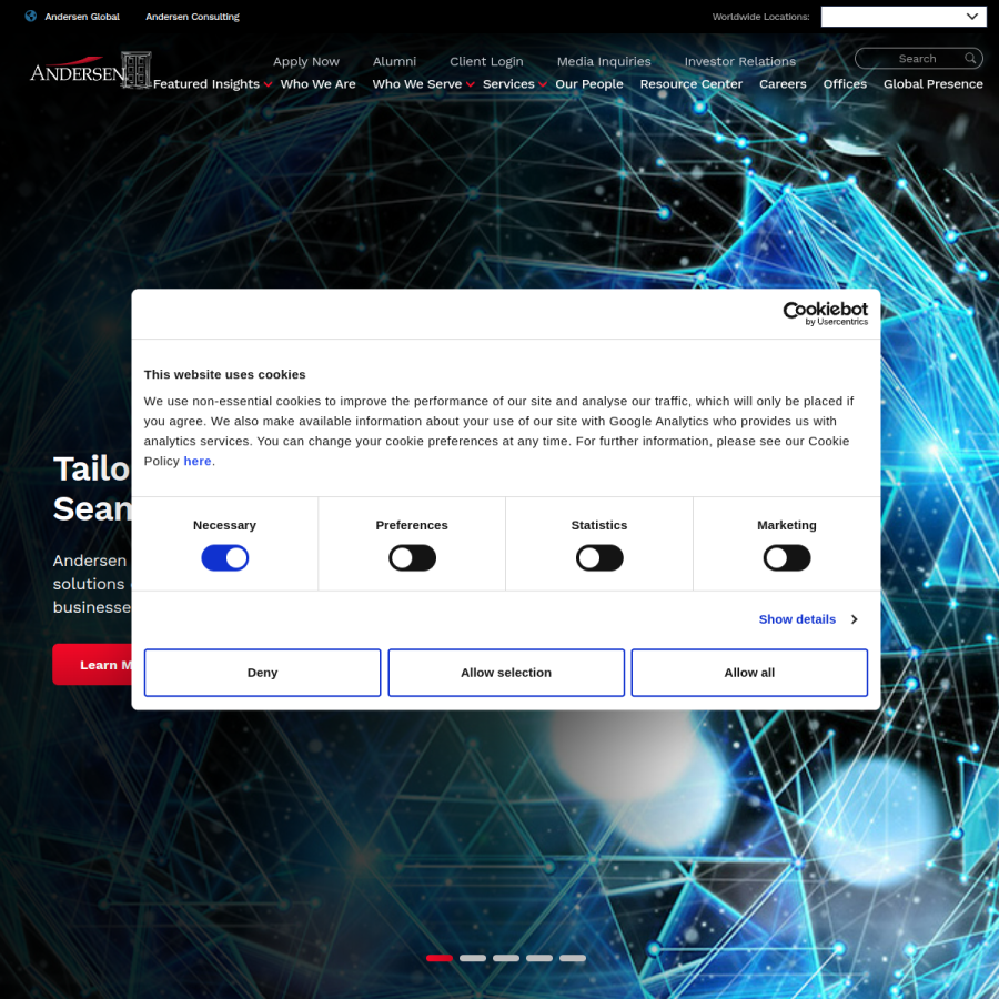 andersen.com homepage screenshot