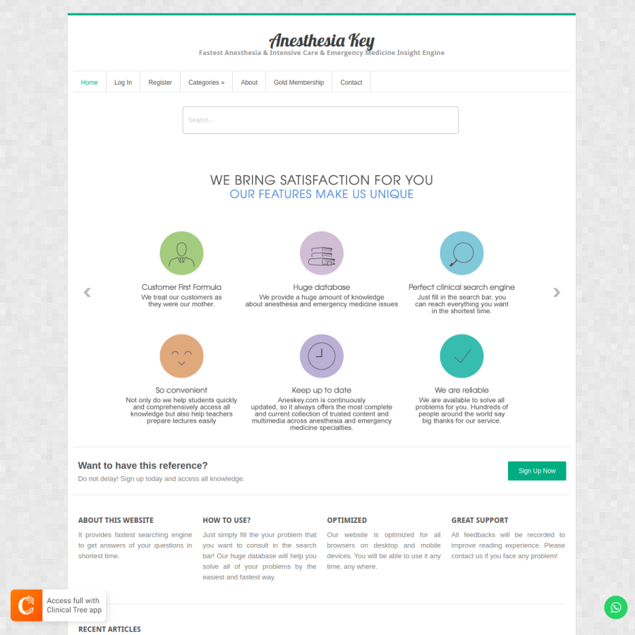 aneskey.com homepage screenshot