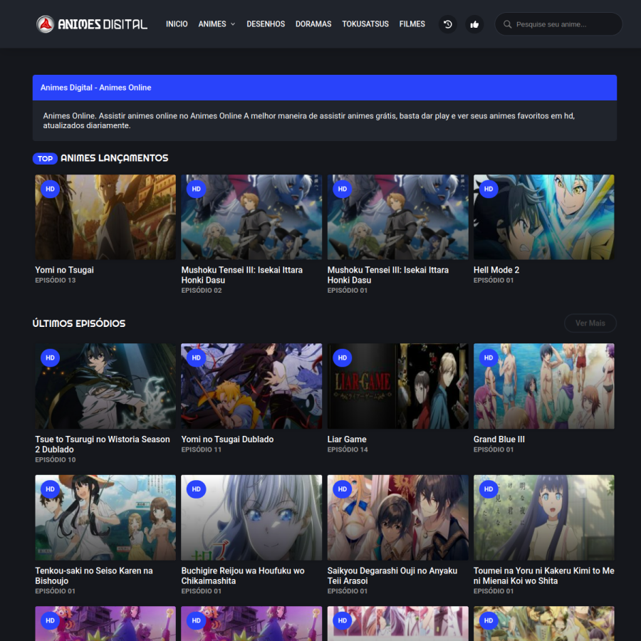 animesdigital.org homepage screenshot