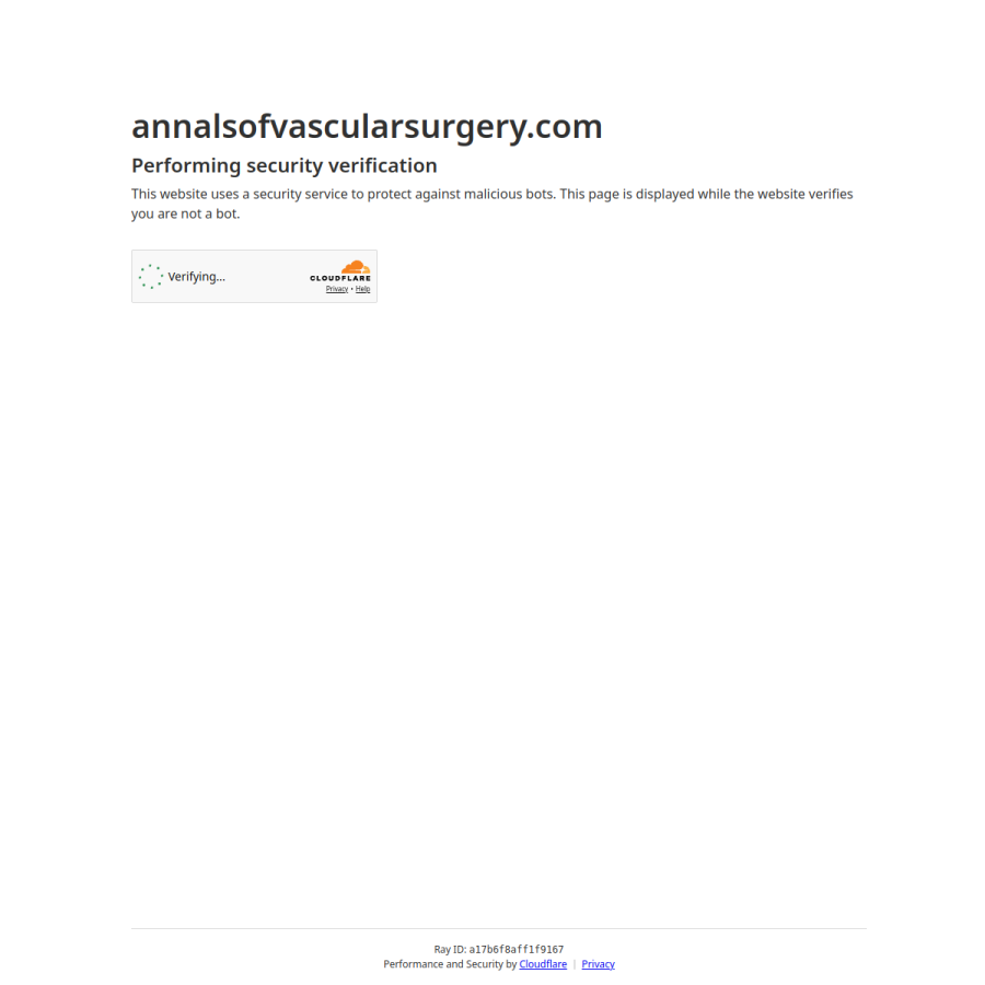 annalsofvascularsurgery.com homepage screenshot