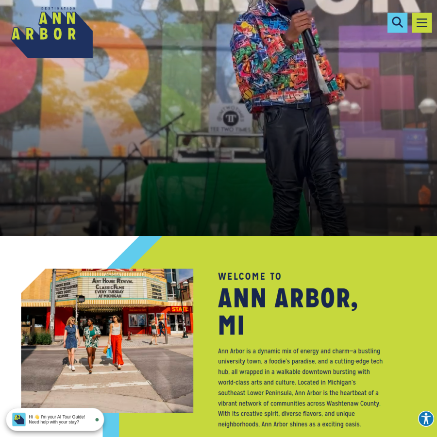 annarbor.org homepage screenshot