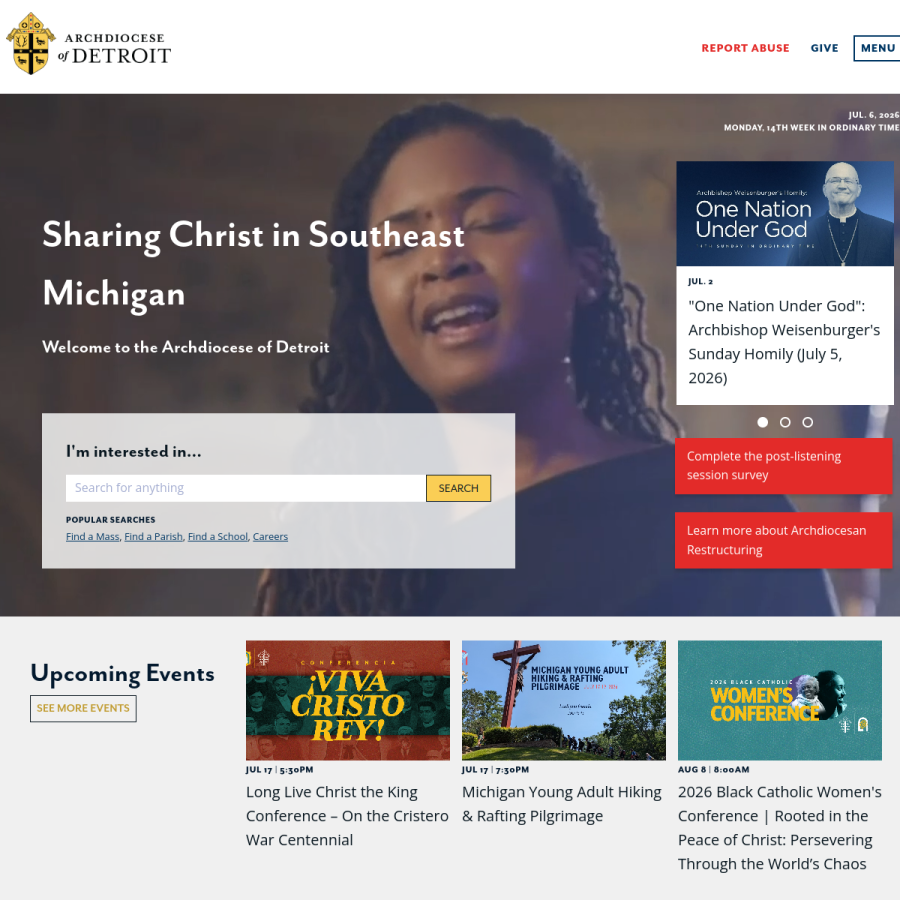 aod.org homepage screenshot