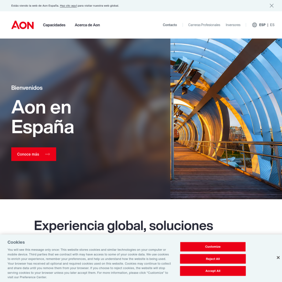 aon.es homepage screenshot