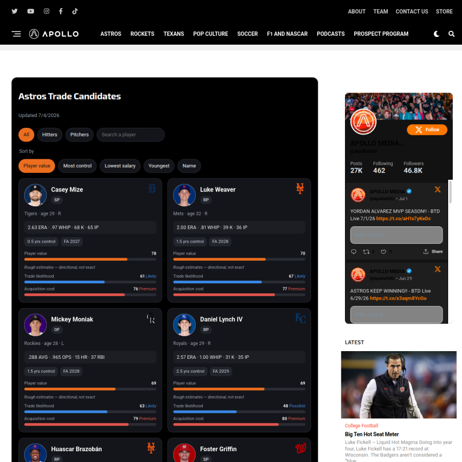 apollohou.com homepage screenshot