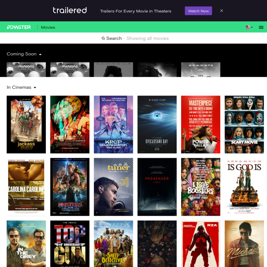 app.powster.com homepage screenshot