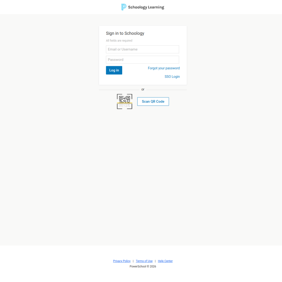 app.schoology.com homepage screenshot