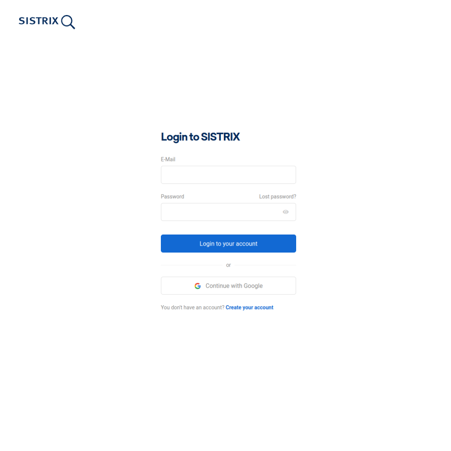 app.sistrix.com homepage screenshot