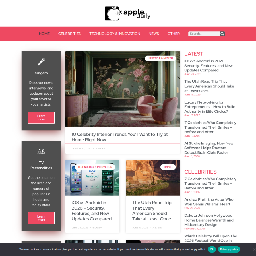appledaily.com homepage screenshot