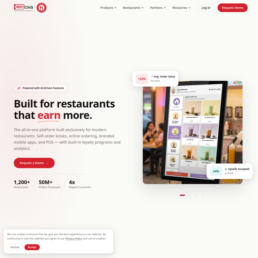 applova.io homepage screenshot