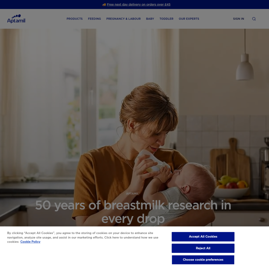 aptaclub.co.uk homepage screenshot