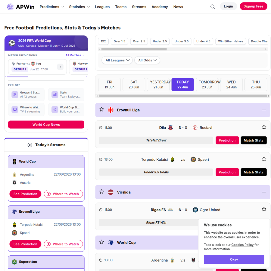 apwin.com homepage screenshot