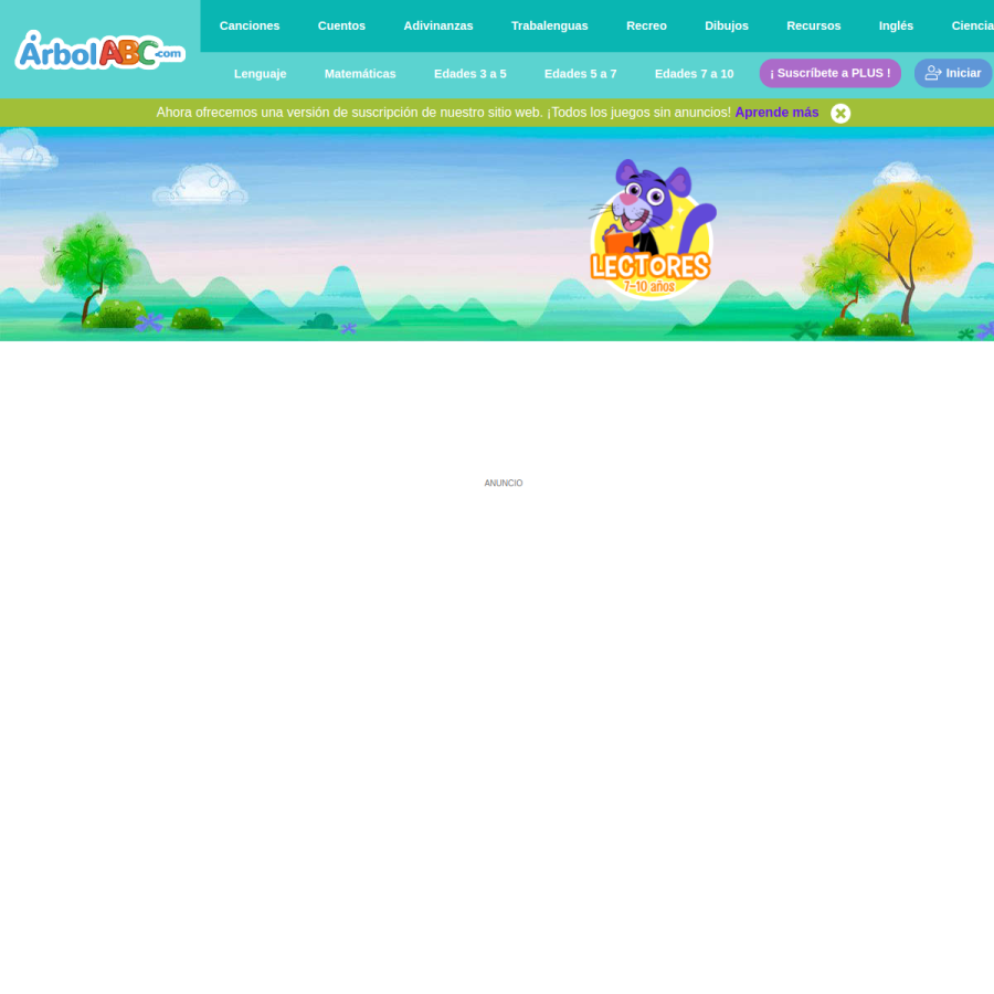 arbolabc.com homepage screenshot