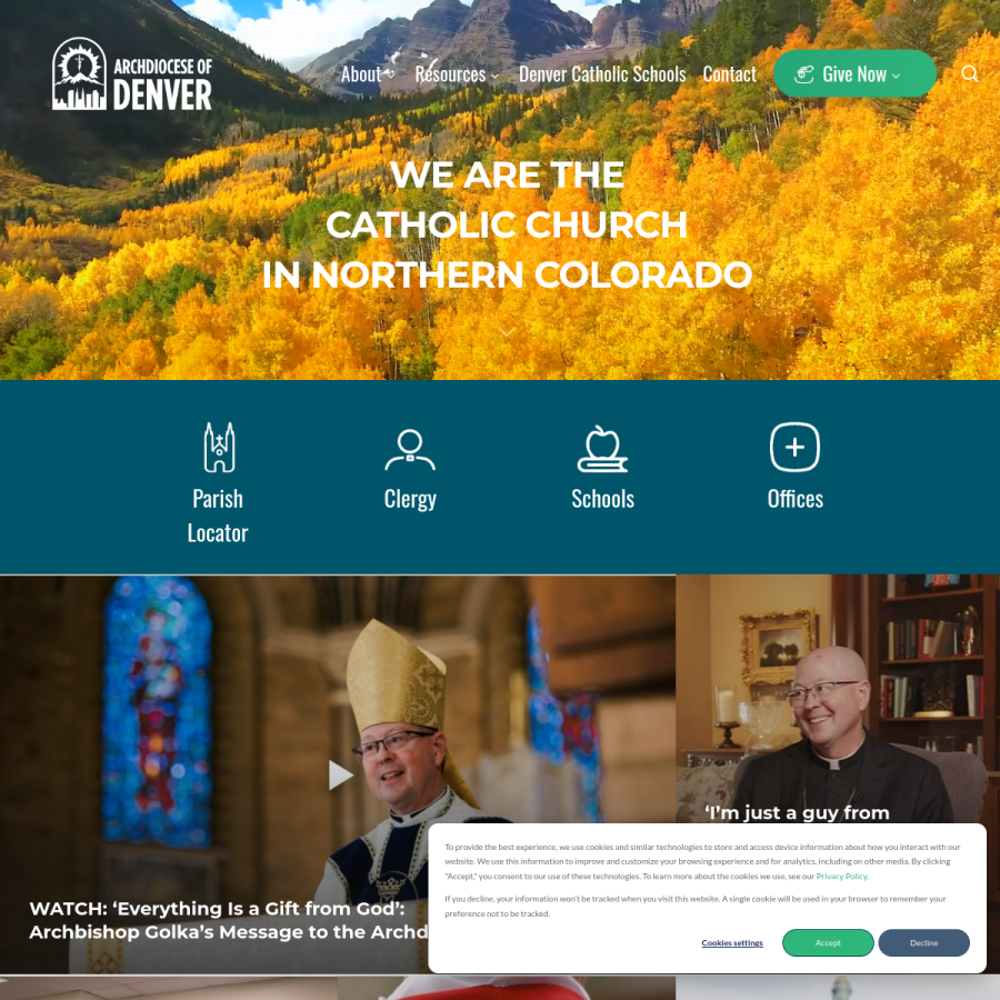 archden.org homepage screenshot