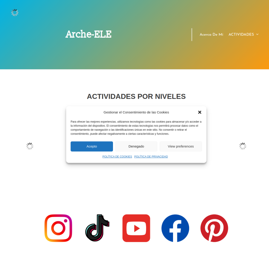 arche-ele.com homepage screenshot