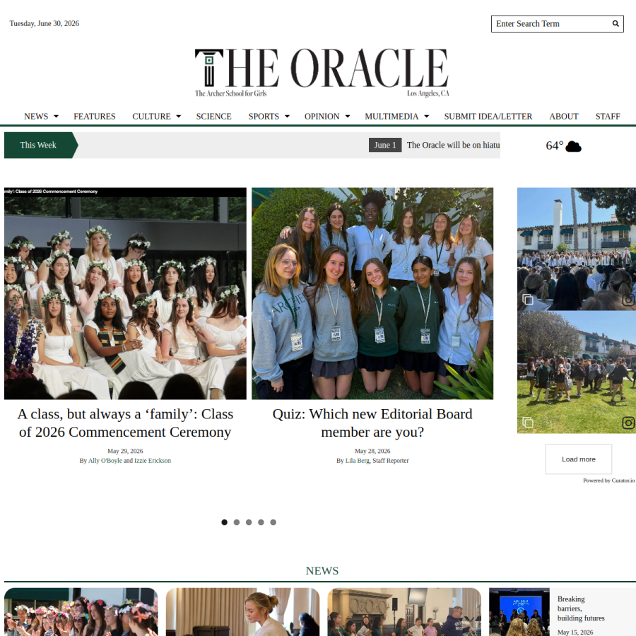 archeroracle.org homepage screenshot