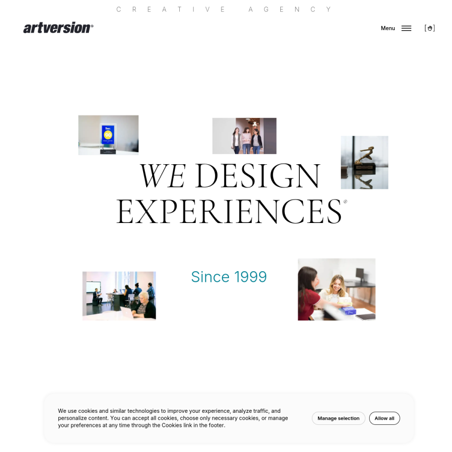 artversion.com homepage screenshot