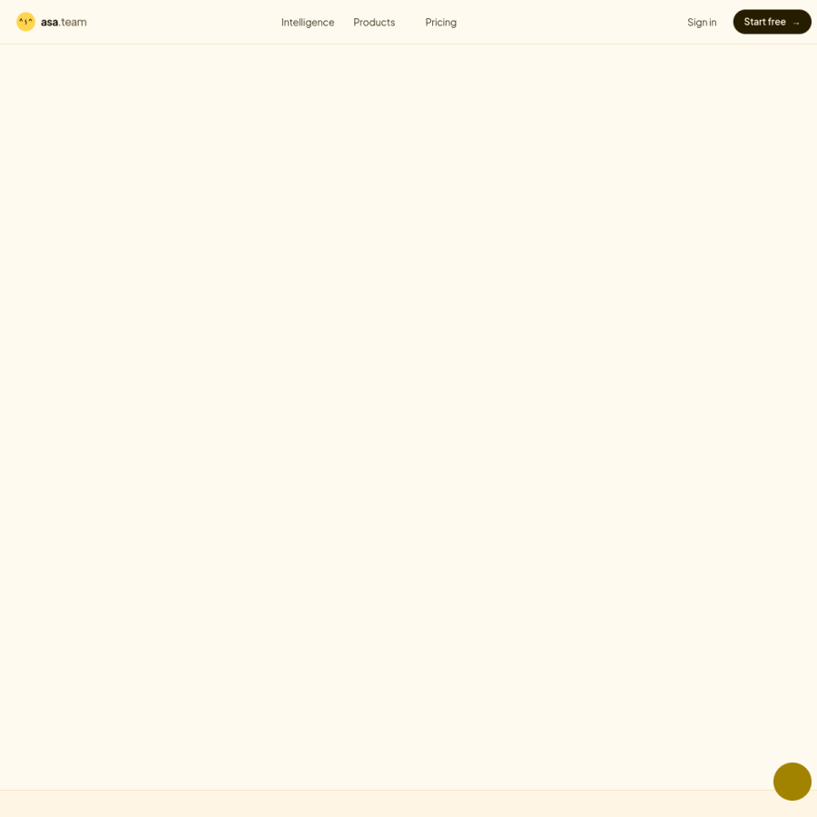 asa.team homepage screenshot
