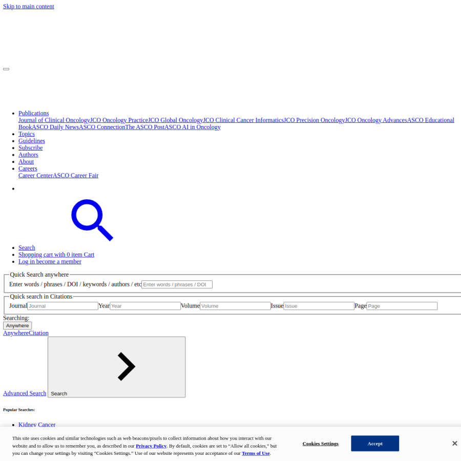 ascopubs.org homepage screenshot
