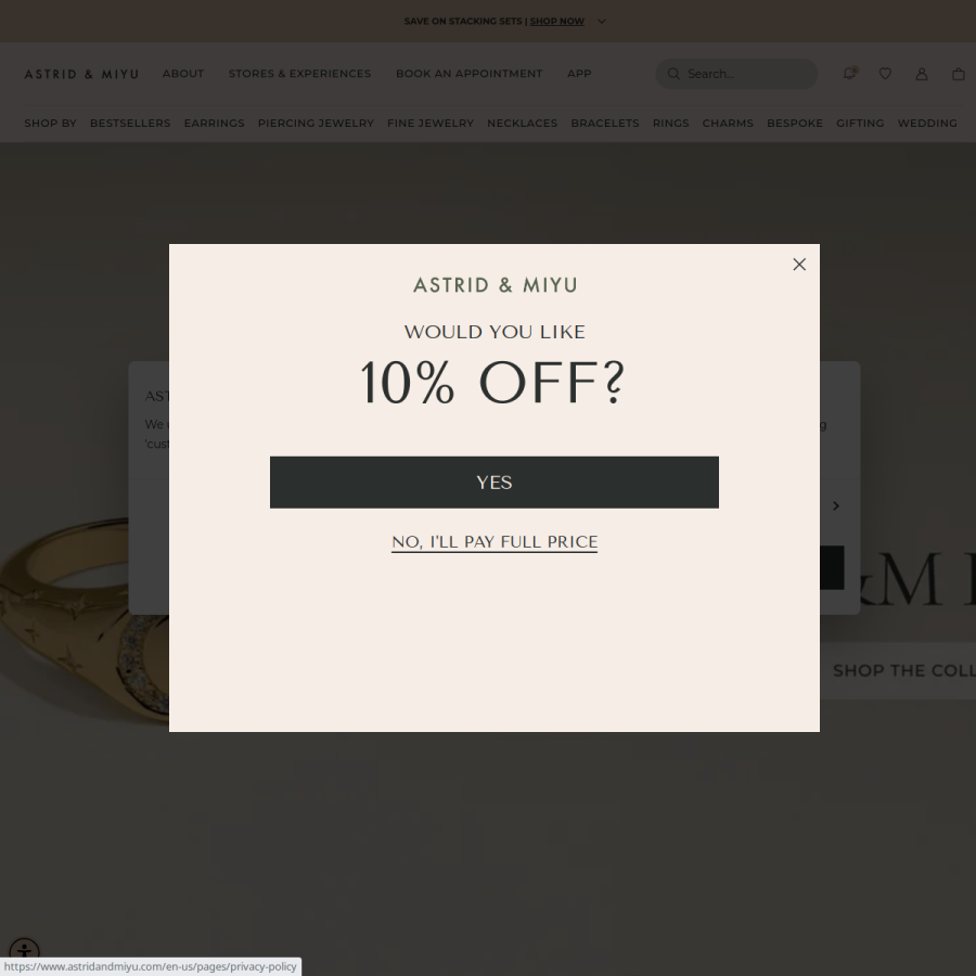 astridandmiyu.com homepage screenshot