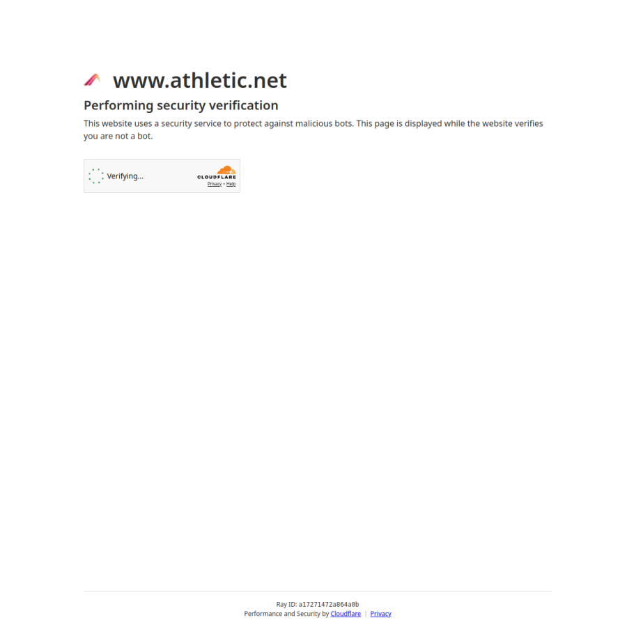 athletic.net homepage screenshot