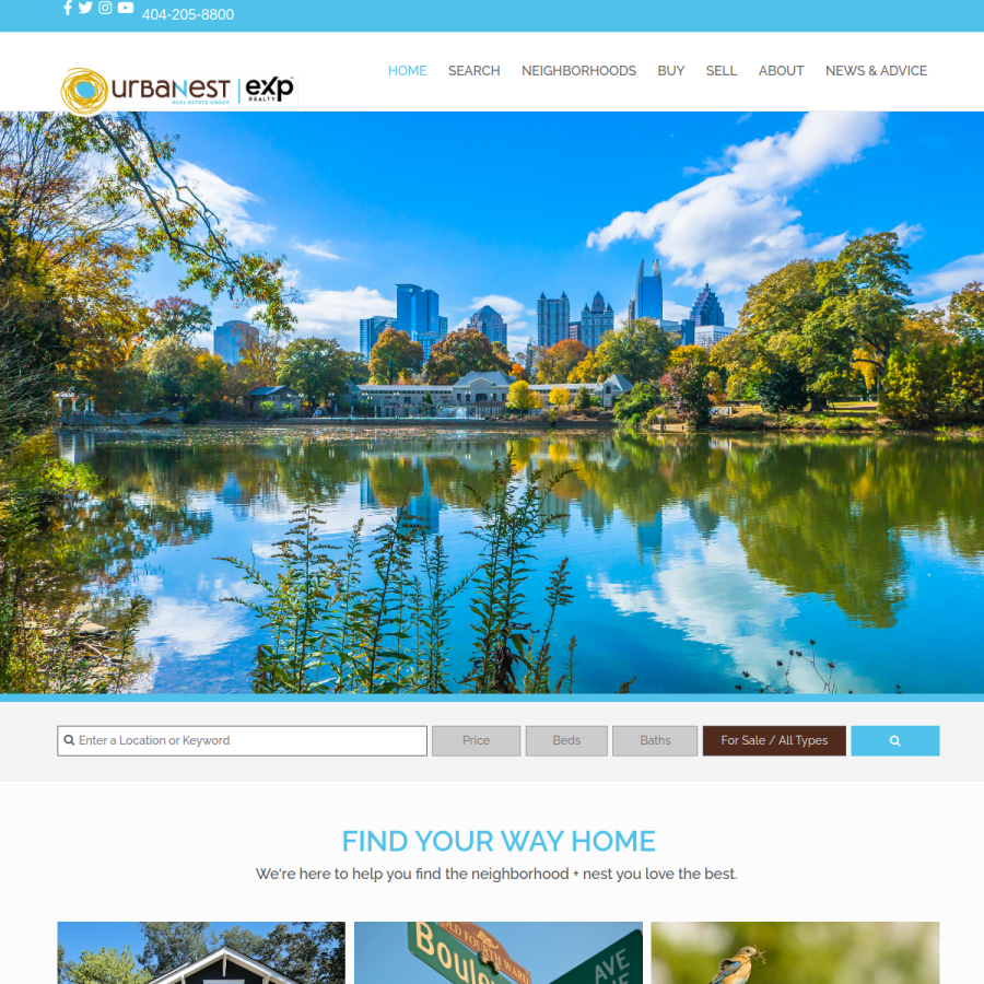 atlhomesearch.com homepage screenshot
