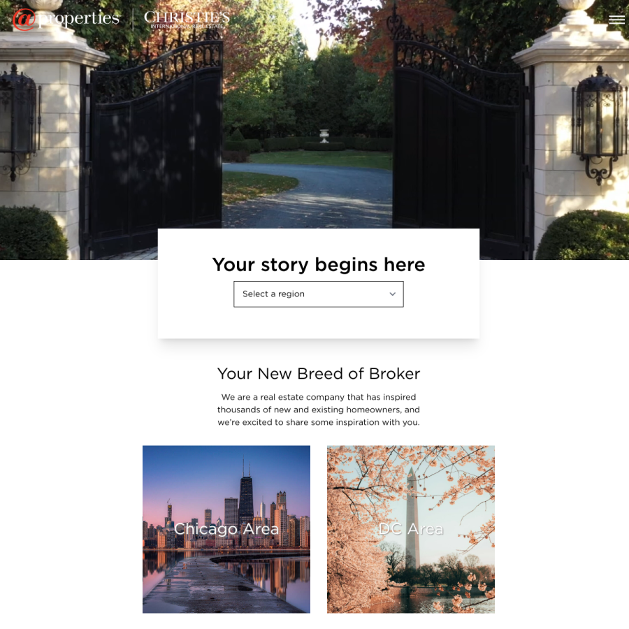 atproperties.com homepage screenshot