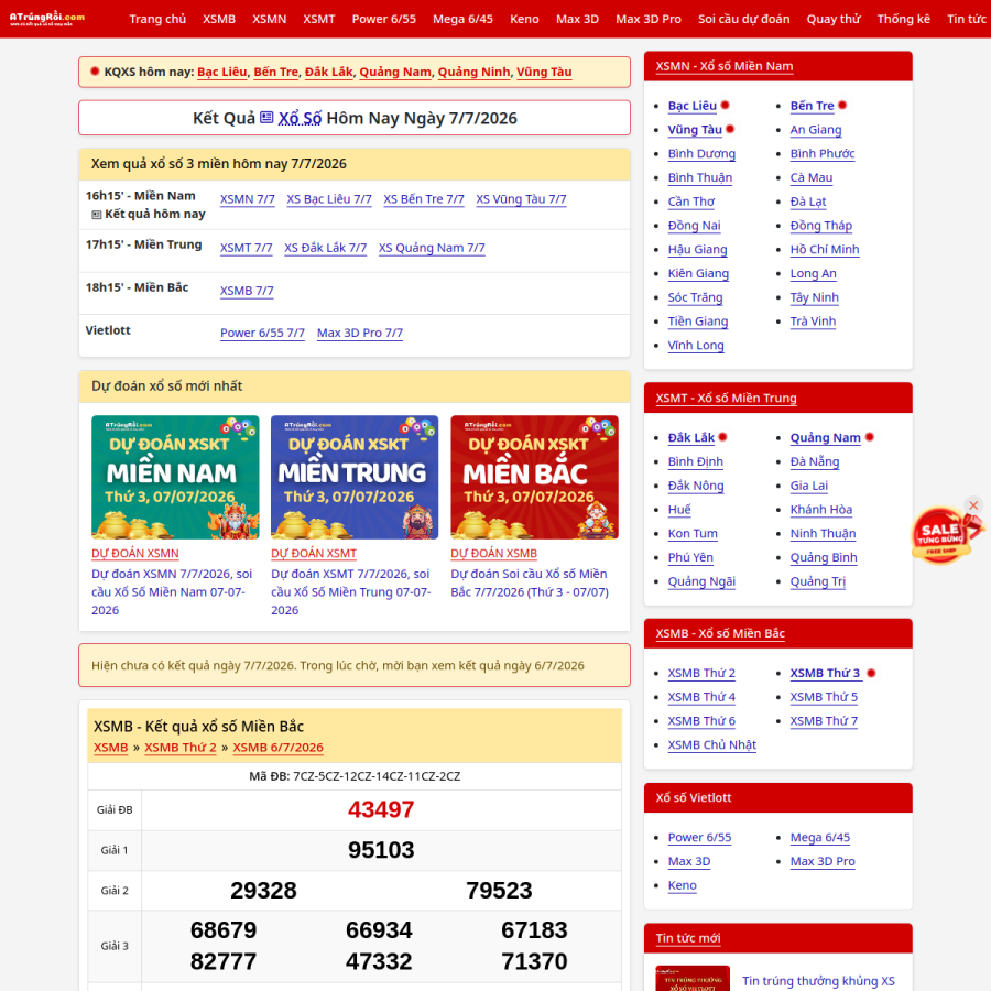 atrungroi.com homepage screenshot