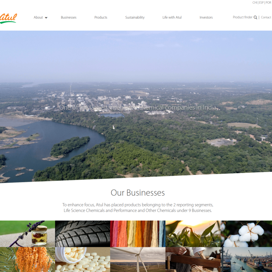 atul.co.in homepage screenshot