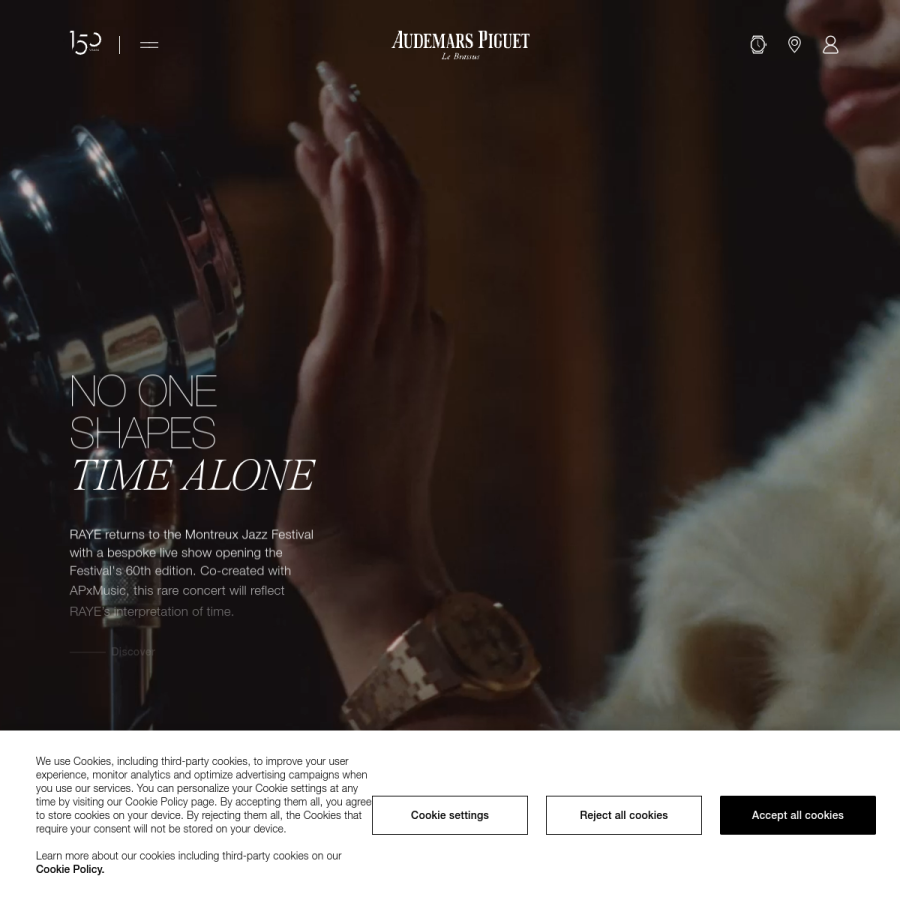 audemarspiguet.com homepage screenshot