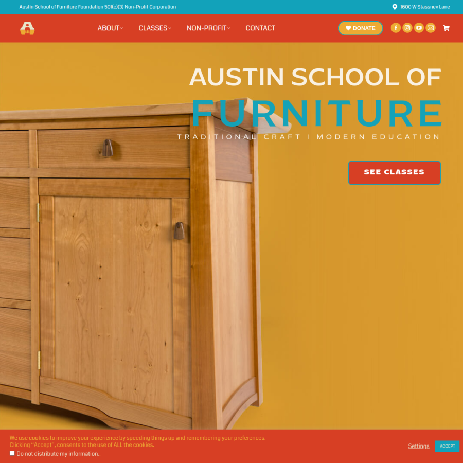 austinschooloffurniture.com homepage screenshot