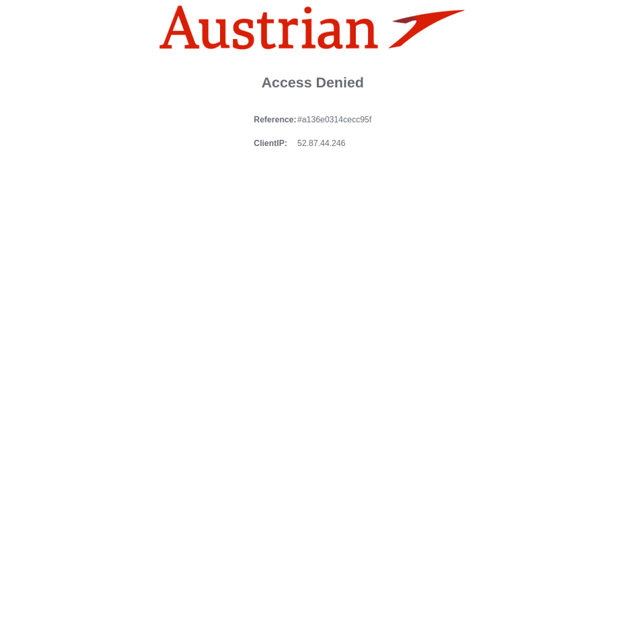 austrian.com homepage screenshot