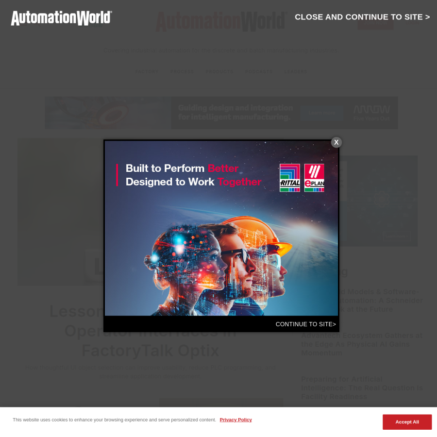 automationworld.com homepage screenshot