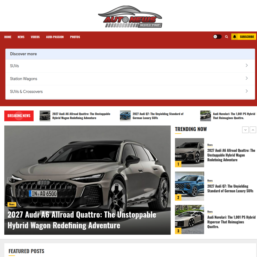 autonews-mag.com homepage screenshot