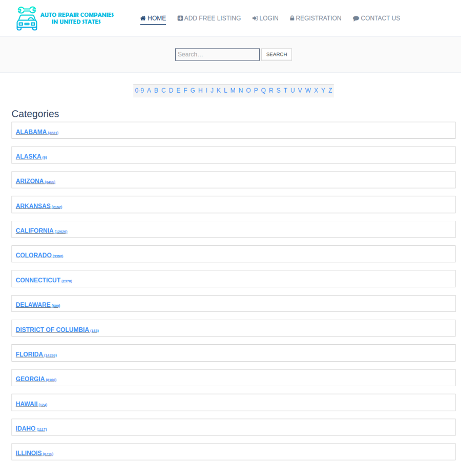 autorepairme.com homepage screenshot