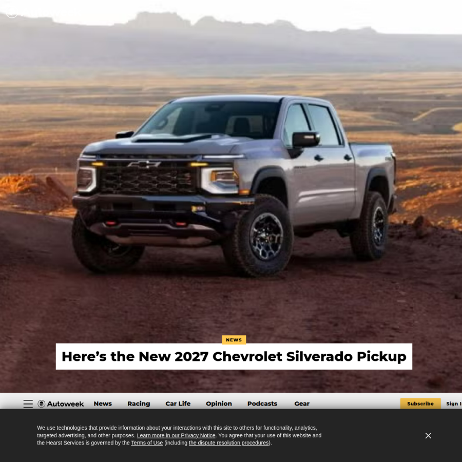 autoweek.com homepage screenshot