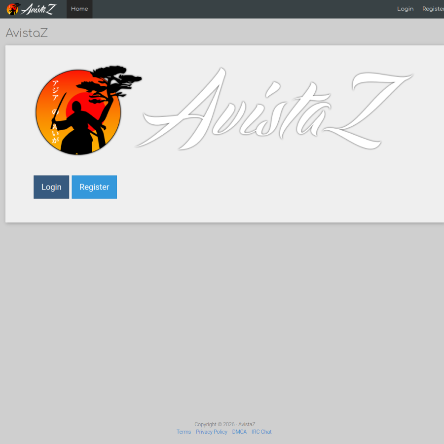 avistaz.to homepage screenshot