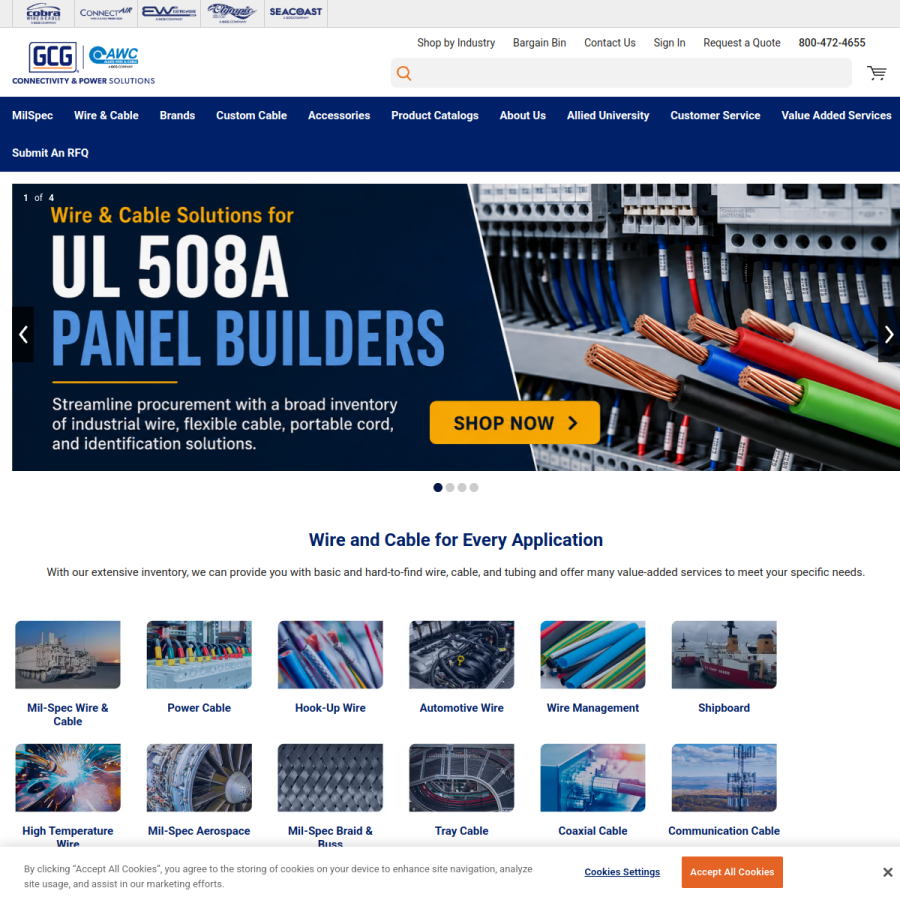 awcwire.com homepage screenshot