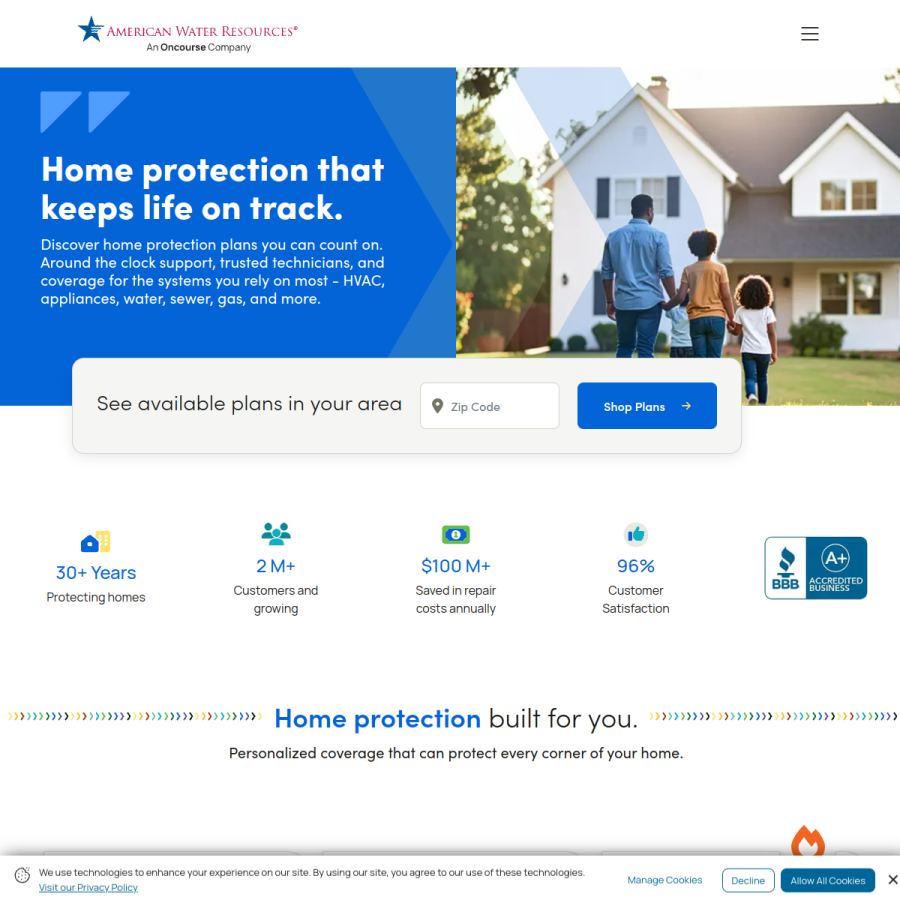 awrusa.com homepage screenshot
