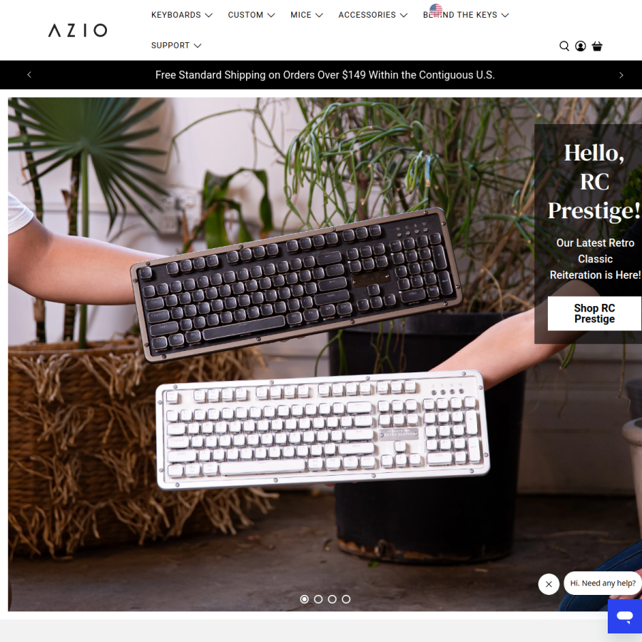 aziocorp.com homepage screenshot