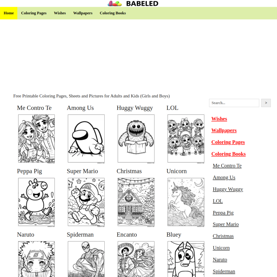babeled.com homepage screenshot