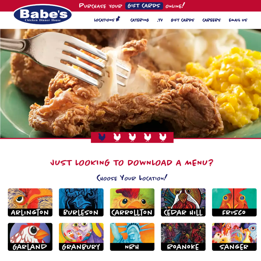 babeschicken.com homepage screenshot