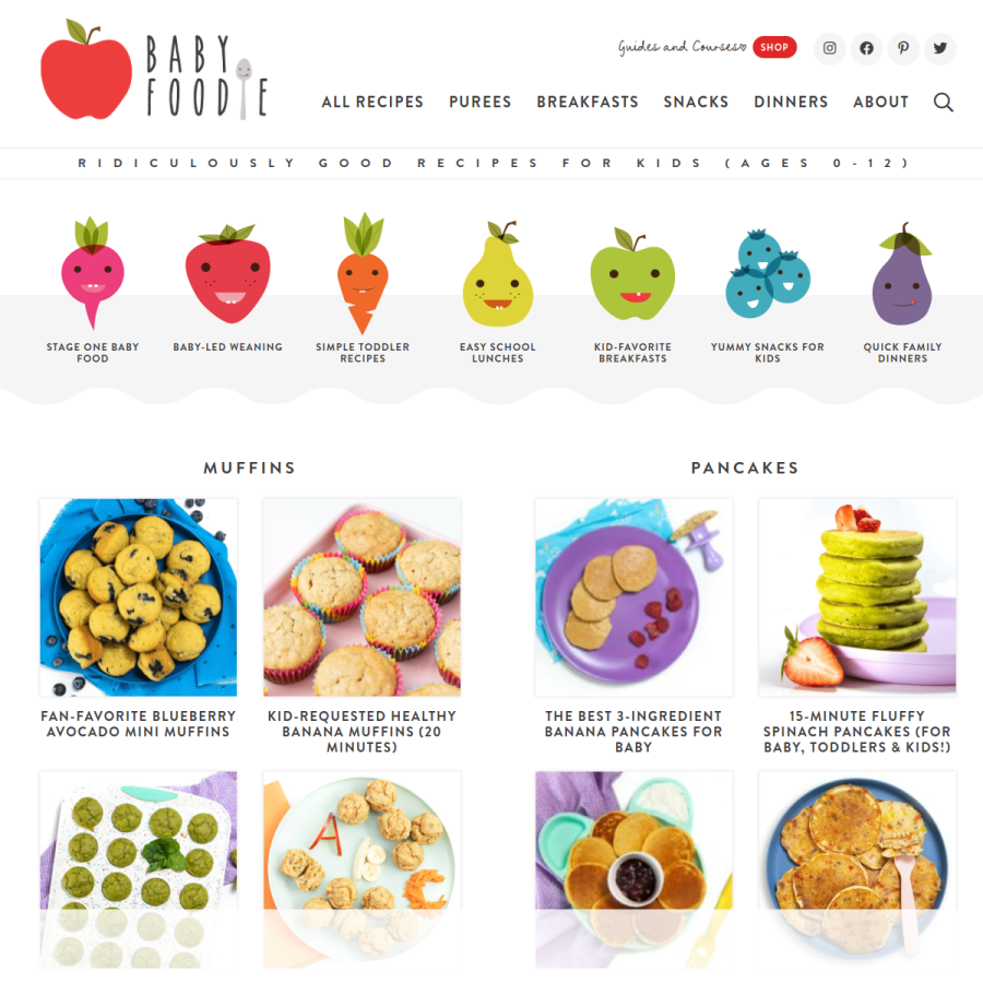 babyfoode.com homepage screenshot