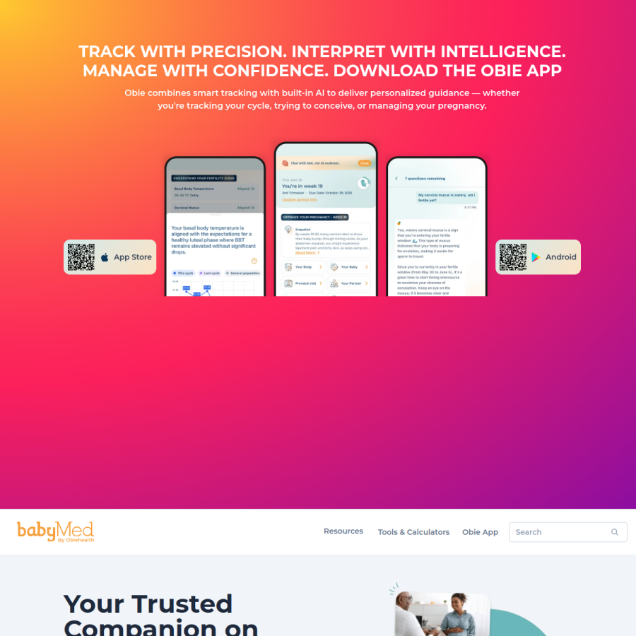 babymed.com homepage screenshot