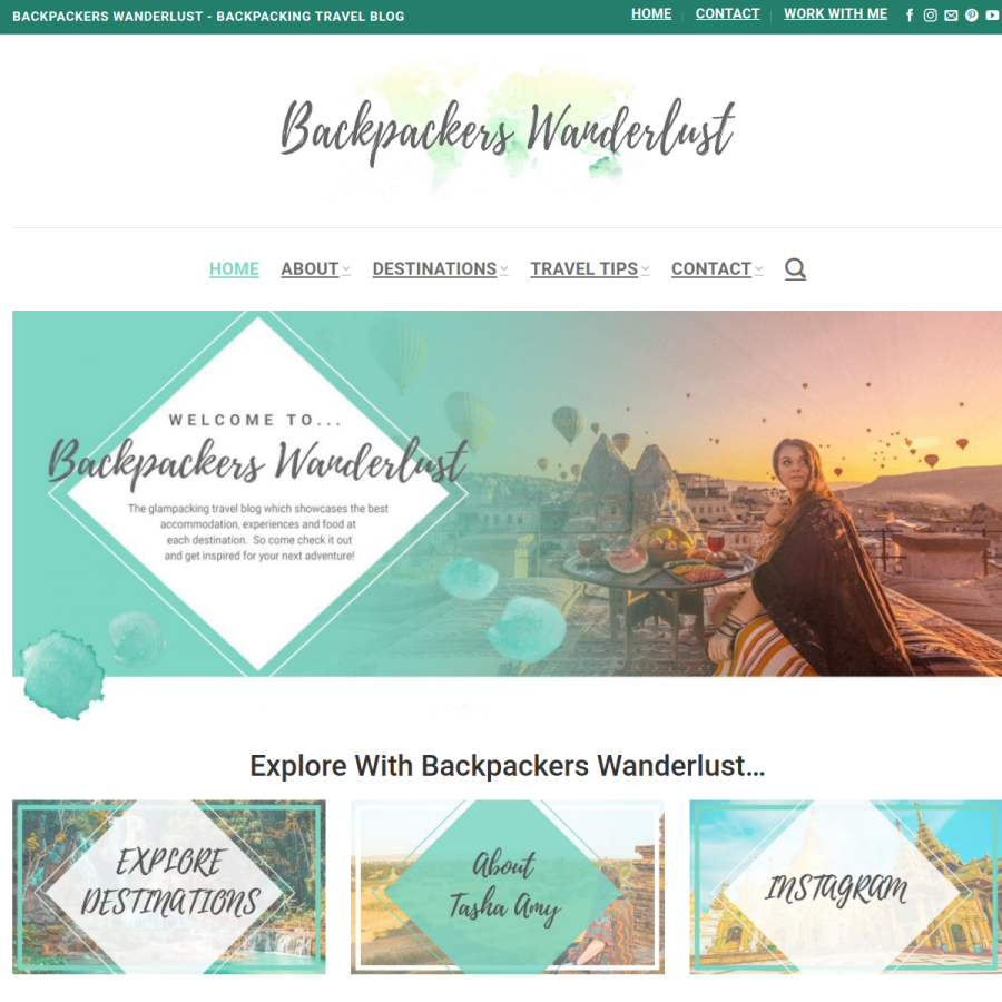 backpackerswanderlust.com homepage screenshot