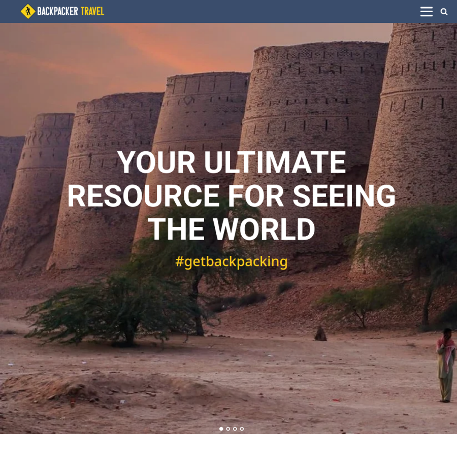 backpackertravel.org homepage screenshot