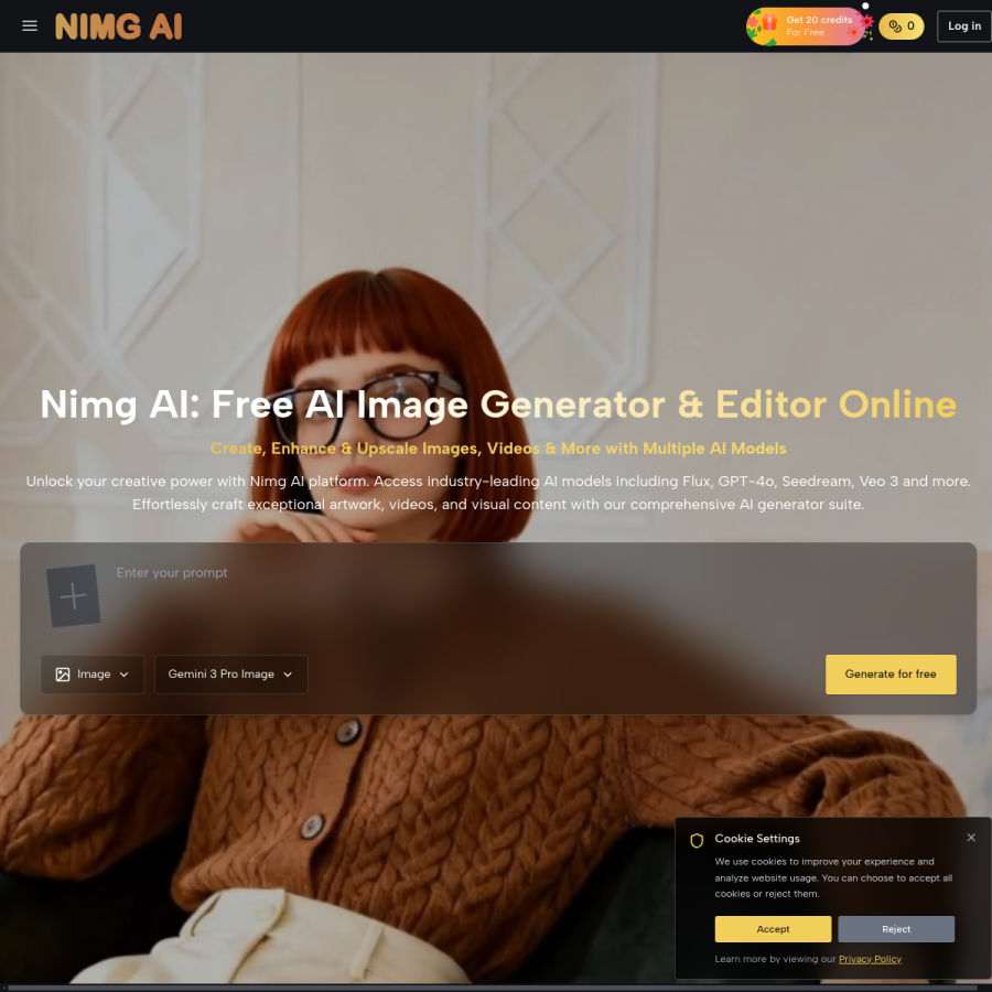 bananaimg.ai homepage screenshot