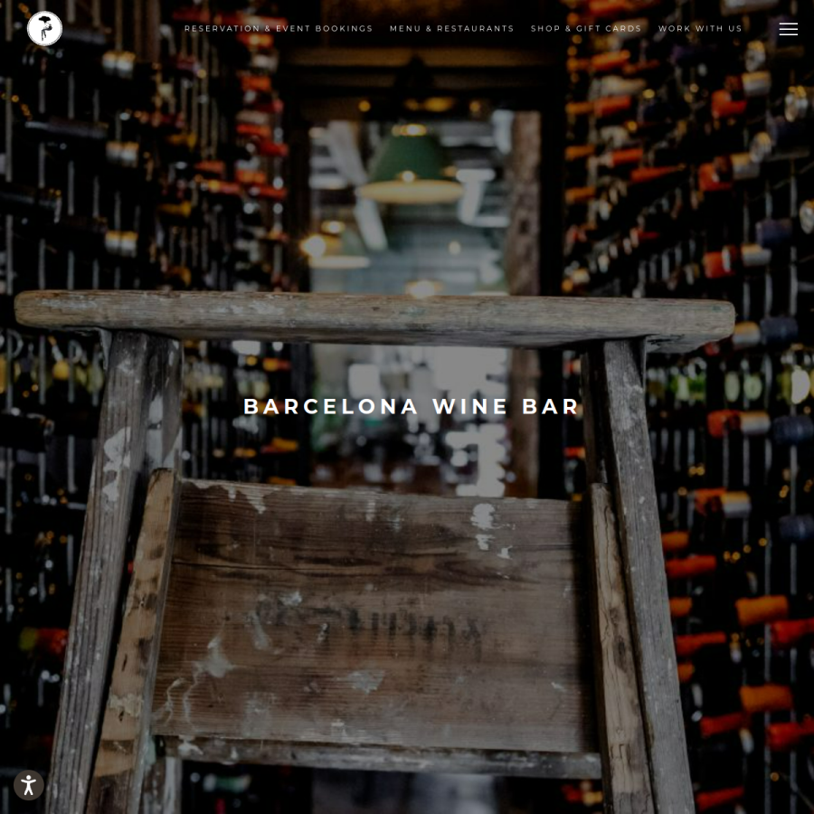 barcelonawinebar.com homepage screenshot